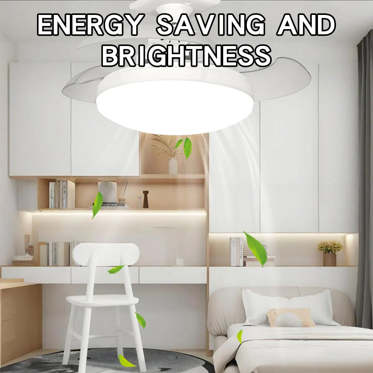 Smart 2-in-1 Screw-In Fan Light